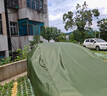 御山河汽車防曬罩車衣車罩全罩防雨隔熱通用四季防塵遮陽罩汽車子保護(hù)罩 【軍綠色】UPF50+汽車防曬罩-航天級(jí)隔熱牛津布 【加絨加厚款】防曬防雨防冰雹-日常防護(hù)使用 曬單實(shí)拍圖