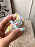 趣木也3.3兩冰條線(xiàn)粗毛線(xiàn)手工diy材料勾鞋坐墊鉤拖鞋男女編織圍巾毛線(xiàn)團 克萊因藍【3.3兩/大號線(xiàn)團】 曬單實(shí)拍圖