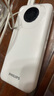 飛利浦（PHILIPS）【3C認證】移動電源充電寶智能數(shù)顯2萬毫安大容量USB-C輸出20W MAX 含USB-C快充線旅游充電2206白 曬單實拍圖