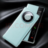 ESCASE適用華為Mate60Pro手機(jī)殼翻蓋mate60pro+保護(hù)套免翻蓋接聽全包防摔高檔皮紋手感限量外殼雅川青 曬單實(shí)拍圖