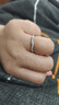 范琦（Fanci） 情意綿綿亮光款情侶銀戒指閉口對戒生日三八38女神節禮物送女友 女戒-14號 曬單實(shí)拍圖