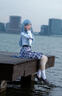 玩家小將豐川祥子cos服全套周邊MyGo少女樂(lè)隊(duì)千早愛(ài)音cos二次元卡通周邊 豐川祥子cos服+假發(fā)+鞋 M 曬單實(shí)拍圖