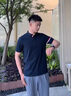 國際米瀾輕奢高端2025夏季新款純棉polo衫男士簡約翻領(lǐng)短袖t恤男裝保羅衫 白色 XL 【130-155斤】 曬單實(shí)拍圖