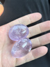 天然紫水晶原石大顆粒把玩拋光療愈能量石花瓶魚(yú)缸裝飾孩子把玩裝飾擺件 100克3-4個(gè)左右 曬單實(shí)拍圖