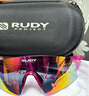 RUDY PROJECT跑步眼鏡男女越野徒步馬拉松運動防滑騎行自行車太陽鏡禮物ASTRAL 平光鈦金灰/日落紅（送鏡盒） 曬單實拍圖