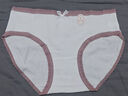 FitonTon5條內(nèi)褲女純棉夏季薄款女士內(nèi)褲中腰少女內(nèi)褲初中生青春期12-16歲 曬單實拍圖