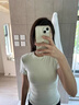 曇蓓漫無痕粉底液內(nèi)衣女士膚色夏季薄款不透固定杯墊運動文胸罩美背不透 固定杯墊文胸【膚色】粉底液 L （建議100-120斤）更適合國人穿 曬單實拍圖