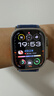 Apple/蘋(píng)果 Watch Ultra 3 智能手表蜂窩款49毫米原色鈦金屬表殼藍配亮藍野徑回環(huán)表帶M/L MEWV4CH/B 曬單實(shí)拍圖