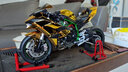 赟婭仿真大號1:9杜卡迪1299摩托車模型玩具合金機車男生節(jié)日禮物擺件 1:6川崎h2r金色【動態(tài)版可啟動】 曬單實拍圖