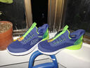 Skechers斯凱奇閃穿鞋兒童時尚休閑運動鞋男童春夏網(wǎng)面透氣跑步鞋405310L 曬單實拍圖
