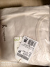 童泰（TONGTAI）寶寶秋衣套裝春秋季莫代爾棉嬰兒衣服高腰秋褲家居服米白130cm 曬單實拍圖