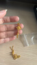 周大福中國結(jié)同心結(jié)足金黃金耳飾耳鉤女(工費(fèi):580計(jì)價)EOF1453 足金 約6.35g 曬單實(shí)拍圖