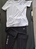 LI-NING KIDS李寧兒童運(yùn)動(dòng)套裝夏季男女中大童青少年學(xué)生速干短袖短褲子兩件套 標(biāo)準(zhǔn)白/黑色速干褲套裝 一 160 曬單實(shí)拍圖
