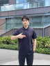 FILA 領(lǐng)航POLO|斐樂官方男裝針織短袖POLO衫2025夏季新款商務(wù)休閑上衣 傳奇藍(lán)-NV XL 180/100A/XL 曬單實(shí)拍圖