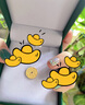 第一福黃金吊墜山鬼牌銅錢八卦金錢護(hù)身符招財(cái)掛墜古法項(xiàng)鏈DIY生日禮物 2g【單牌不配繩】 曬單實(shí)拍圖