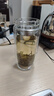 富光玻璃杯雙層 帶茶隔高硼硅玻璃水杯 茶水分離車載泡茶杯子男400ml 曬單實拍圖