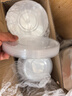 特美居（temeiju）一次性飯盒長方形透明塑料快餐盒加厚帶蓋打包盒餐具50套裝1000型 曬單實拍圖