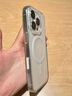 斯幻柯氣囊磁吸支架適用蘋果16promax手機殼電鍍iphone16pro帶鏡頭膜全包防摔情侶高級男女超薄保護(hù)套 蘋果16pro-透明強磁 曬單實拍圖