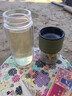 金灶（KAMJOVE）泡茶隨手杯 茶水分離家用耐高溫雙層玻璃杯車載便攜冷泡杯 T-113 238ml 曬單實拍圖