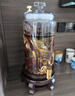 山德堂加厚泡酒瓶人參鹿茸枸杞泡酒容器帶龍頭中藥材酒壇存酒玻璃密封罐 10斤裝+不銹鋼龍頭 無鉛玻璃泡酒瓶 曬單實(shí)拍圖