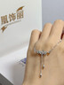 凰飾麗（PHOENIXSILY）花間蝴蝶項(xiàng)鏈女足銀鎖骨鏈飾品紀(jì)念日生日禮物送女生女友老婆 花影蝶蹤【京倉直發(fā)】 曬單實(shí)拍圖