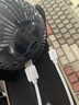 聯(lián)浦小風(fēng)扇充電器線(xiàn)安卓typec數據線(xiàn)通用扁圓孔頭USB掛脖手持迷你宿舍辦公室便攜桌面小型風(fēng)扇電源插頭 白色【Typec接口】 1米 曬單實(shí)拍圖