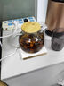 驕鹿玻璃茶壺耐高溫 花茶壺電陶爐圍爐泡煮茶壺可加熱高硼硅1000ml 1000ml竹包鋼壺玻璃茶壺 曬單實拍圖