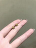 中國黃金星星耳釘女七夕情人節(jié)禮物送女友老婆生日實用走心高級感珠寶首飾 18k黃金星星耳釘 曬單實拍圖