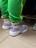 Skechers斯凱奇童鞋瑪麗珍公主鞋夏季學(xué)院風(fēng)休閑時(shí)髦網(wǎng)紗女童涼鞋302514L 薰衣草色/LAV 30 曬單實(shí)拍圖