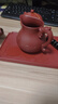 尊壺 茶盤茶托紫砂壺功夫茶具配件紫砂茶盤茶臺(tái)紫砂茶盤 長(zhǎng)方抽角茶盤 曬單實(shí)拍圖