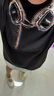 美洋（MEIYANG）愛樂T 索羅娜砂洗_防曬UPF50+圓領(lǐng)印花男女上衣t恤女 深咖色 M 曬單實(shí)拍圖