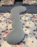 浪莎（langsha）床上抱枕睡覺(jué)孕婦夾腿冰絲涼感長(zhǎng)條大抱枕男女生睡覺(jué)專用夾腿側(cè)睡 春夏秋季-藍(lán)色【涼感透氣】 45cm*115cm 含枕芯 【成人款】 曬單實(shí)拍圖