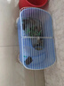 勛貍粑特大號烏龜缸帶排水塑料大型龜箱水陸缸烏龜飼養箱帶曬臺 特大號黑色59*34*20(帶排水) 曬單實(shí)拍圖