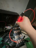 德國品質(zhì)材料汽車測電筆LED試燈車用數(shù)顯12v24伏汽修電路保險絲z 紅色彈簧線+數(shù)顯【3v-90伏】 曬單實拍圖