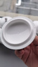 陶相惠陶瓷茶杯帶蓋辦公室會(huì)議水杯10只套裝純白商務(wù)杯開會(huì)杯子360ml 曬單實(shí)拍圖
