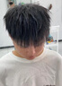 魏微男士假發(fā)短發(fā)頭頂補發(fā)氛圍感摩根燙造型真人發(fā)遮禿頂白發(fā)假發(fā)片 氛圍感潮流摩根燙 【18*20】 曬單實(shí)拍圖