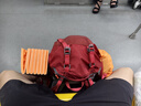 艾王懸浮登山包專業(yè)戶外徒步爬山雙肩背包大容量50升男女旅行背包 大紅 曬單實(shí)拍圖