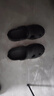 特步（XTEP）運(yùn)動(dòng)拖鞋男洞洞鞋男夏季涼拖鞋外穿厚底涼鞋男 A043 正黑色 42-43 曬單實(shí)拍圖