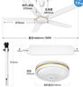 美的（Midea）吊扇家用電風(fēng)扇客廳電扇輕音鐵葉大風(fēng)力風(fēng)扇宿舍工廠樓頂扇五葉吊王大機(jī)頭純銅吊扇56寸五葉機(jī)械款 曬單實(shí)拍圖