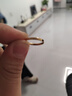 周大福 四葉草素圈黃金戒指女(工費(fèi)160)12號(hào)約1.15g EOF1296 曬單實(shí)拍圖