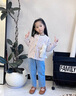 班喜迪女童毛衣針織衫春秋款2025新款洋氣兒童秋裝開衫外套寶寶上衣秋季 紫色 100 曬單實拍圖