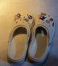 日本進(jìn)口護士洞洞鞋女ins潮可愛(ài)卡通涼鞋夏天情侶防滑厚底沙灘鞋 女孩 奶油白 34-35 曬單實(shí)拍圖