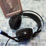 惠普（HP）H100游戲耳機(jī)頭戴式耳麥帶麥克風(fēng)電競(jìng)網(wǎng)吧有線耳機(jī)游戲吃雞三角洲行動(dòng)聽聲辨位 3.5mm+USB黑 曬單實(shí)拍圖