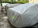 御山河牛津布汽車(chē)車(chē)衣車(chē)罩加厚防曬防雨遮陽(yáng)隔熱通用四季全罩車(chē)外套防塵 【銀灰色】牛津布七防車(chē)衣罩+贈(zèng)送車(chē)衣收納袋 雙層特厚款【防暴曬抗大風(fēng)防雪凍-抵御惡劣天氣】 曬單實(shí)拍圖