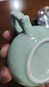 友福宅2025新款大板實(shí)木茶臺茶桌一體一整套辦公室桌椅一整套加厚泡茶幾 加厚款茶桌+1圍椅+4月牙椅 1.6米花開(kāi)富貴茶桌 曬單實(shí)拍圖