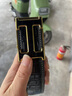 AREA法國進口品質(zhì)男士腰帶真皮字母自動扣皮帶休閑頭層牛皮內(nèi)穿褲帶男 3.5自動扣金扣-黑色帶 105cm 曬單實拍圖