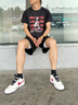 耐克（NIKE）板鞋男鞋簡(jiǎn)版空軍一號(hào)AF1低幫滑板休閑鞋透氣運(yùn)動(dòng)鞋 DM1187-101/大學(xué)紅黑 42.5 曬單實(shí)拍圖