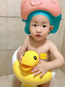 小不丟寶寶站立洗澡神器兒童站著(zhù)沐浴臺嬰兒沖洗屁屁股洗浴淋浴架 洛克黃+可咬硅膠卡通+PU防滑腳墊 曬單實(shí)拍圖
