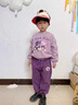 G.DUCKKIDS小黃鴨童裝女童套裝春秋季兒童衣服1-6歲中小童衛(wèi)衣卡通兩件套 紫色 80 尺碼建議6-9個(gè)月14-20斤 曬單實(shí)拍圖