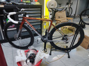 PARDUS瑞豹公路車ROBIN RS電變油碟2*12速碳纖維公路自行車 雅文邑橙冰裂銀 105 Di2 XS 曬單實(shí)拍圖